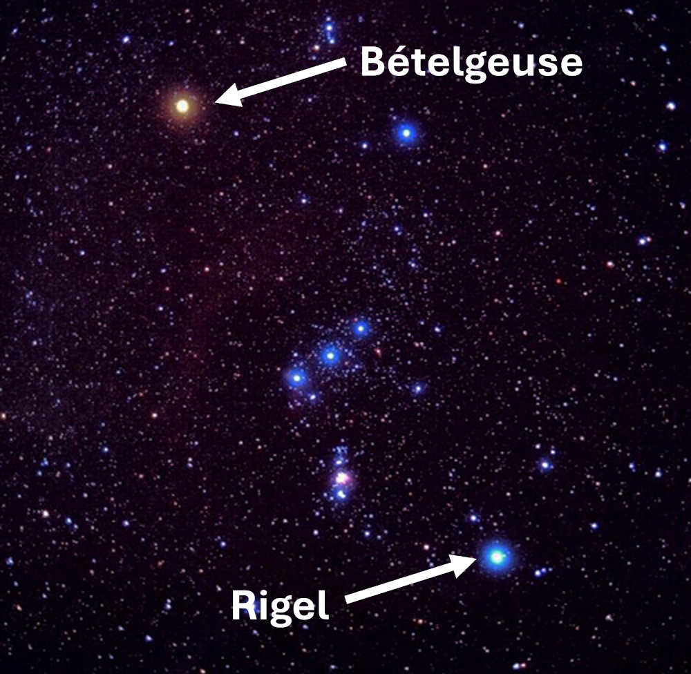 Betelgeuse rigel 1