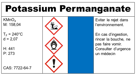 Carte kmno4