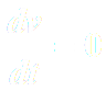 Dv sur dt 0