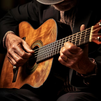 Joueur guitare