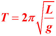 Periode pendule